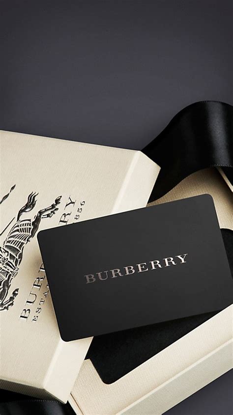 Burberry gift card return